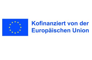 EU-Logo, Text: Kofinanziert von der Europäischen Union